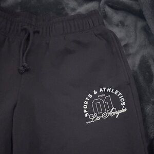 Women's Black Sports & Athletics Joggers